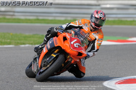 2009-05-10 Monza 0137 Superstock 1000 - Warm Up - Raymond Schouten - Yamaha YZF R1
